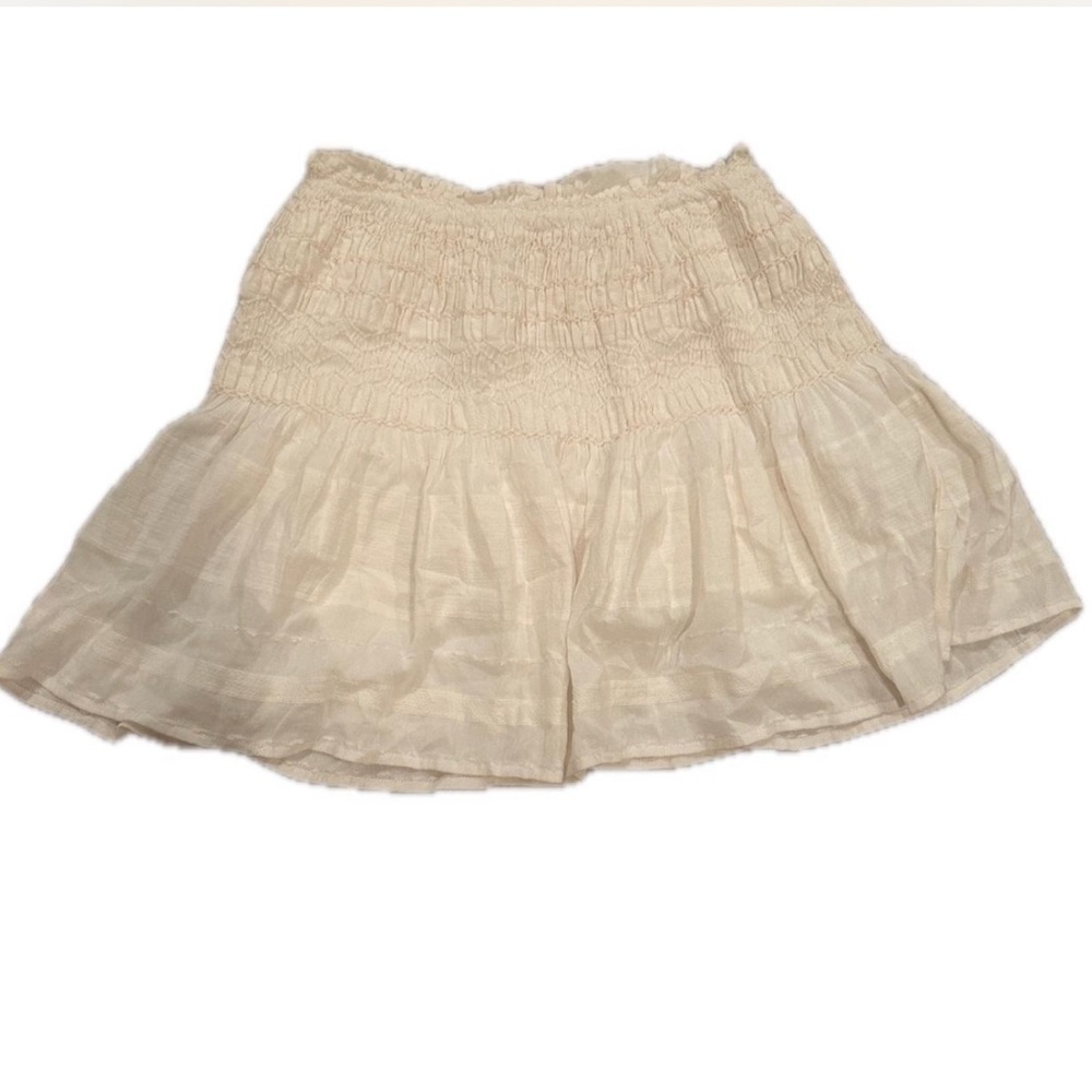 Zara A-Line Skirt in Cream